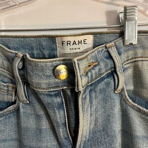 Frame Denim Nouveau Straight Women's Light Blue Jeans